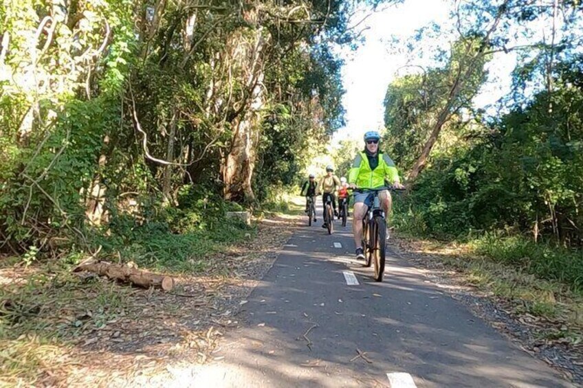 Show item 5 of 13. Guided E Bike Tour - Lush Hinterland & Secret Beaches