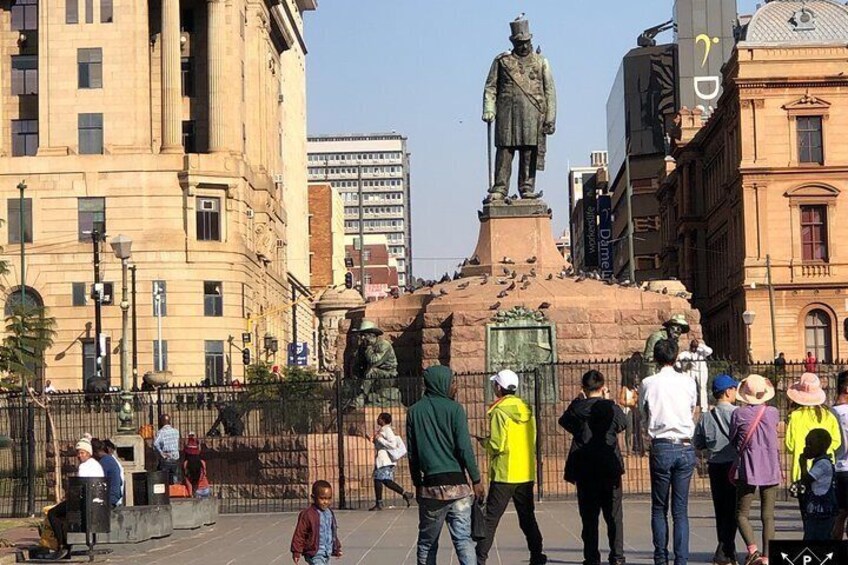 Visiting Church Square while on a Pretoria City Tour