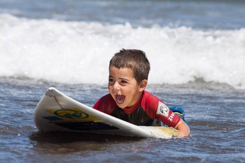 Private Guided Surfing Experience for Kids in El Médano