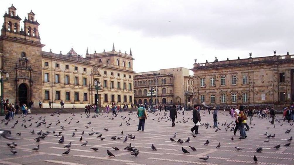 Stunning view of Plaza de Bolivar