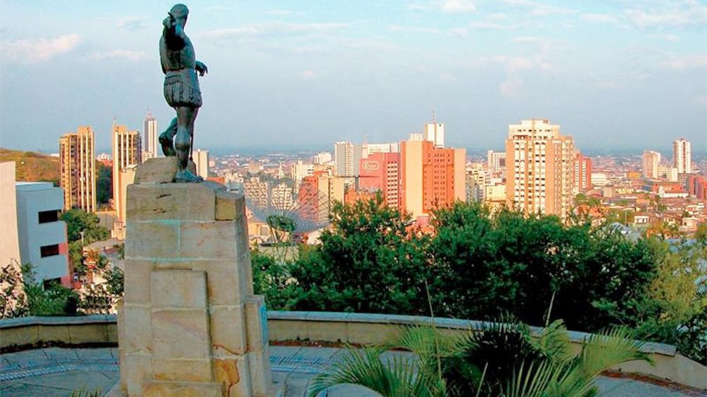 View of Sebastian de Belalcazar Viewpoint in Colombia 
