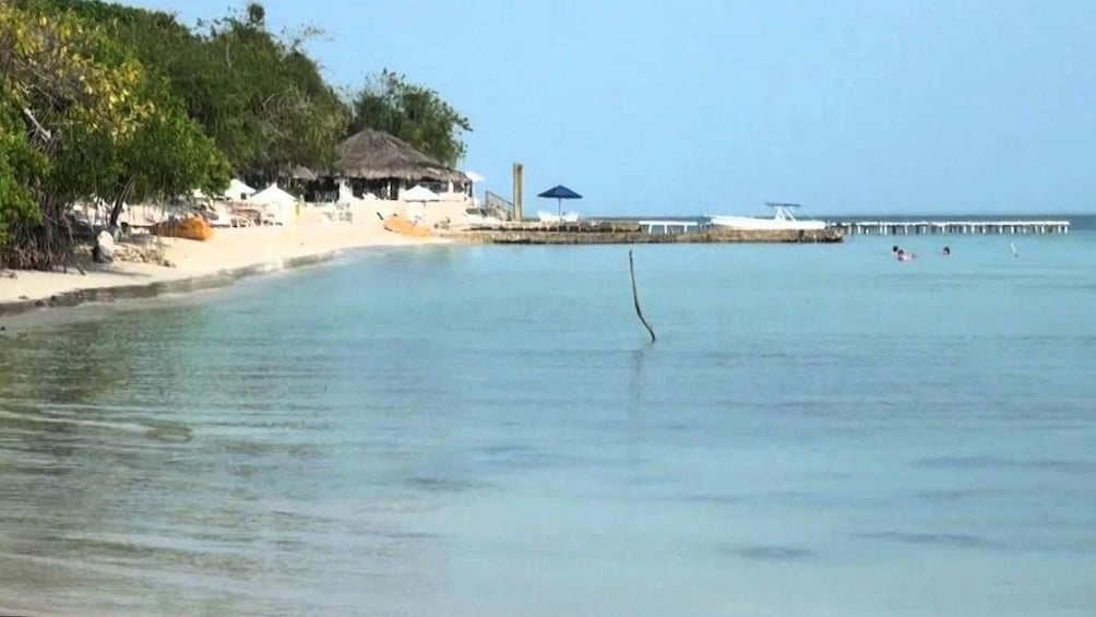 Pristine beach of the Rosario Islands