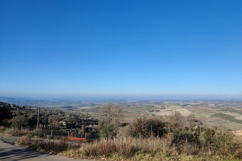 Panorama from Montalcino