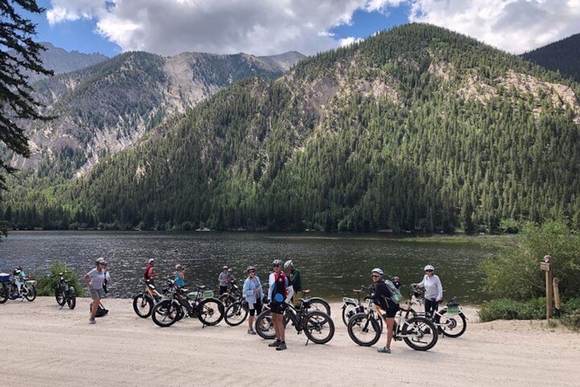 Ride up to Beautiful Cottonwood Lake!