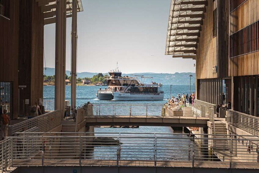 Guided Oslo Fjord Cruise by Silent Electric Catamaran