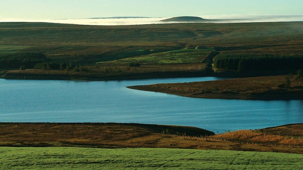 Rolling hills and a pristine lake in York