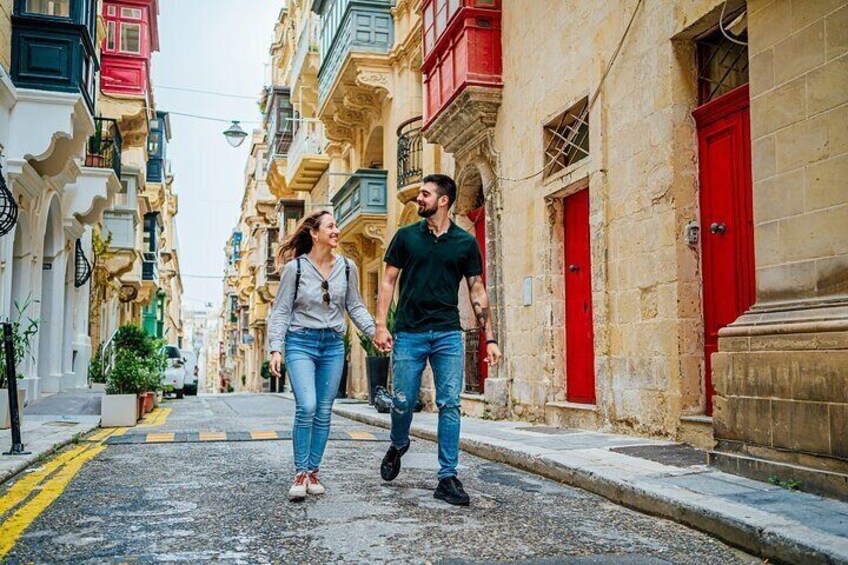 Valletta Love Walk: Gardens & Historic Streets