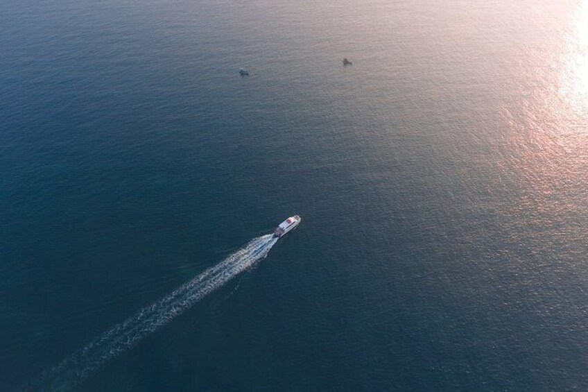 Romantic Sunset Cruise by Catamaran Speedboat