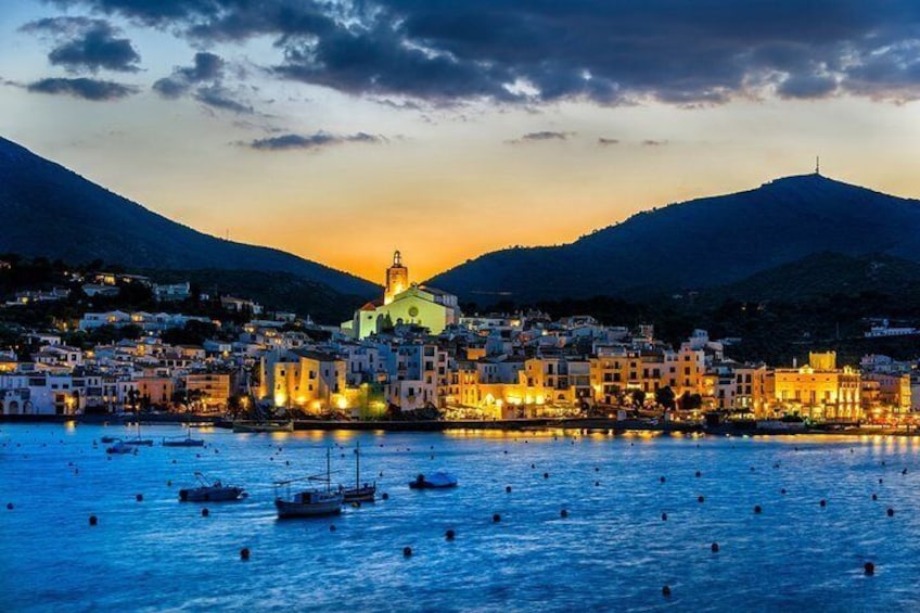 Cadaqués at sunset