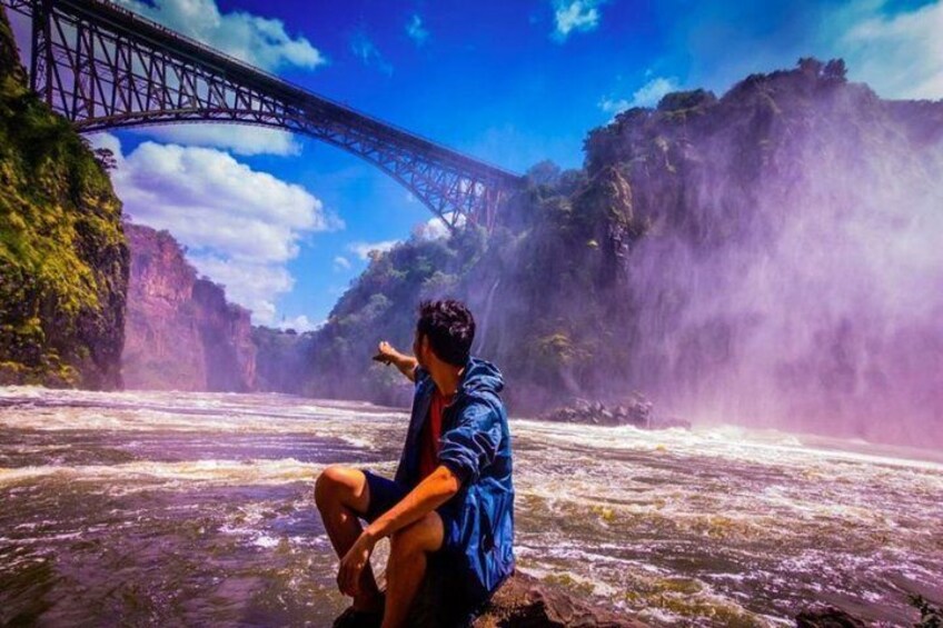 Bungee Jumping at The Victoria Falls Bridge