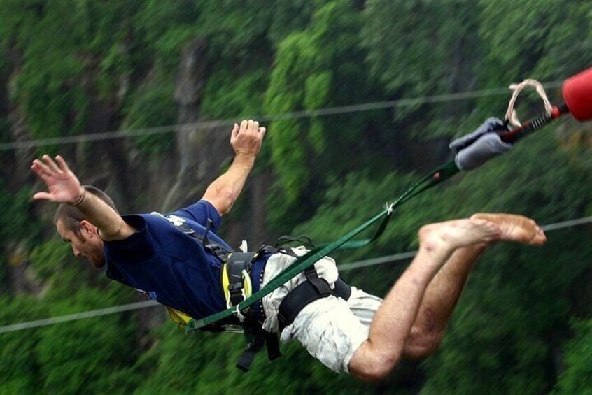 Bungee Jumping at The Victoria Falls Bridge