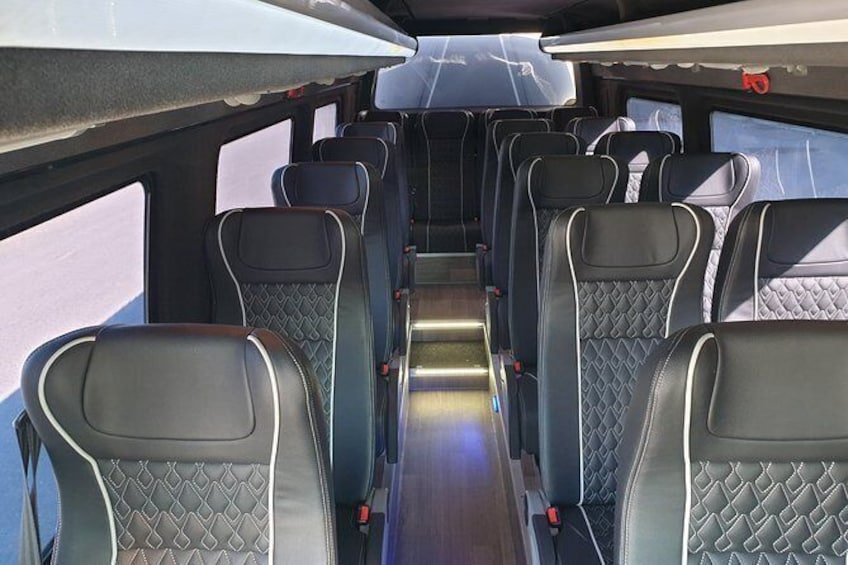 Show item 4 of 11. Minibus interior