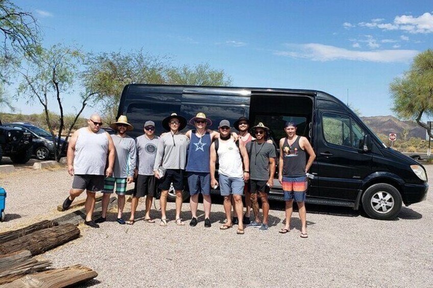 Private Arizona Salt River Tubing Shuttle