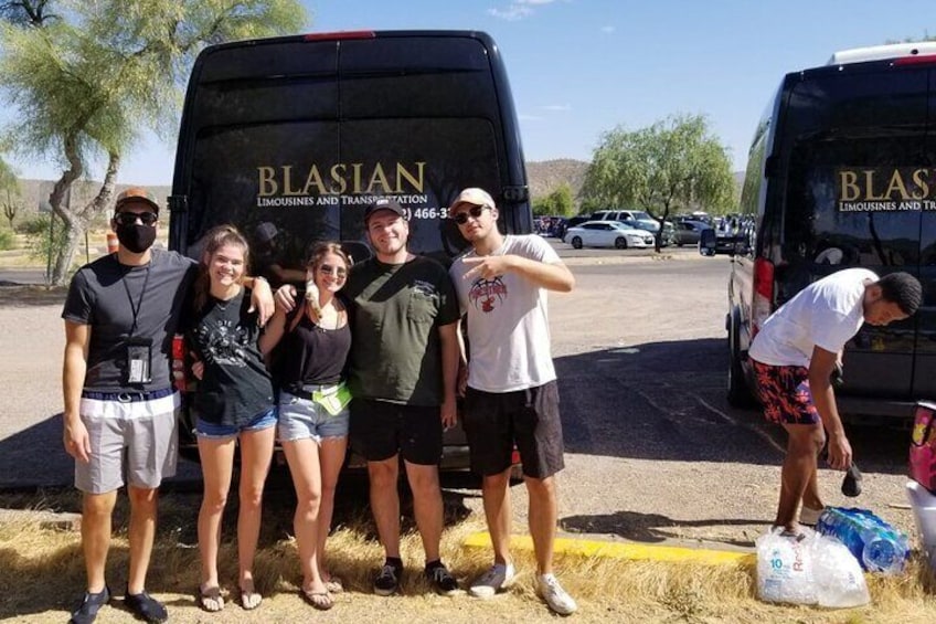 Private Arizona Salt River Tubing Shuttle