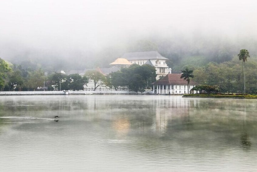 kandy lake and tooth relic temple 