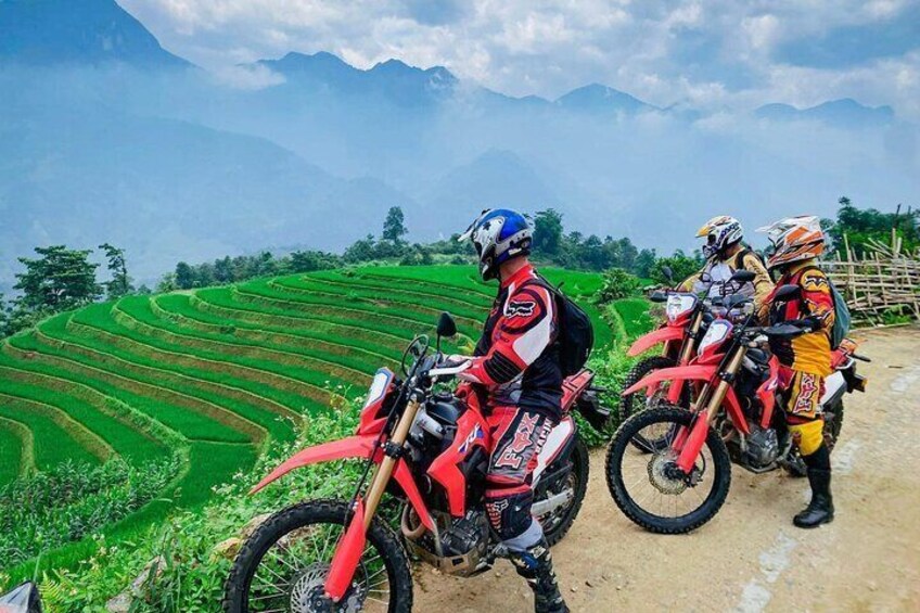 High Quality Motorcycle Dirt Bike 3 Days Tour + Private Room 