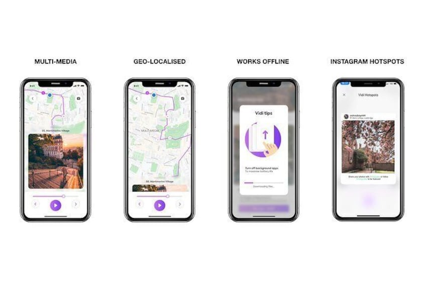 Vidi Guides features