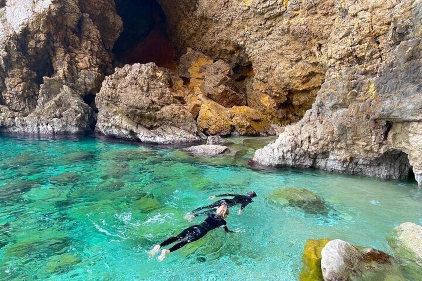 *NEW* Cave & Snorkel Kayak Excursion Cala Portixol