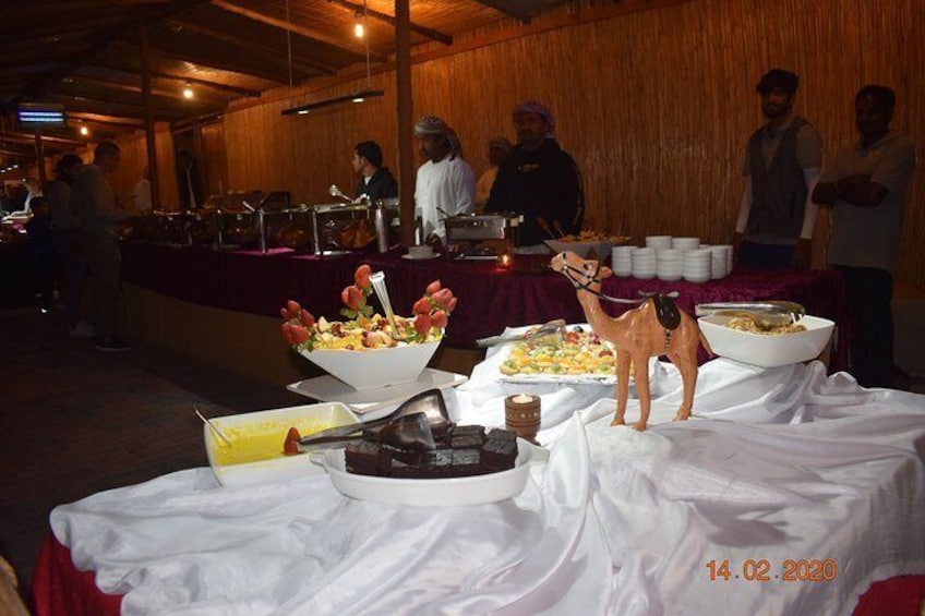 Dine in the Desert Dinner Experience at Bedouin Oasis - Ras al Khaimah