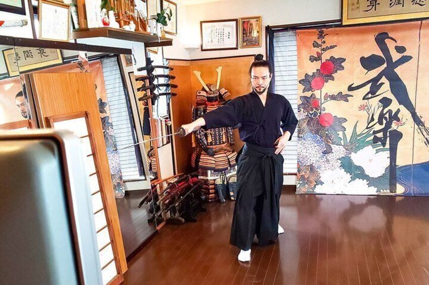 We practice Samurai Martial Arts from basic movements