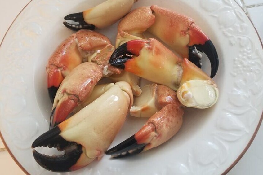 Stone Crab Claws! YUM! In Season October 15-May 15