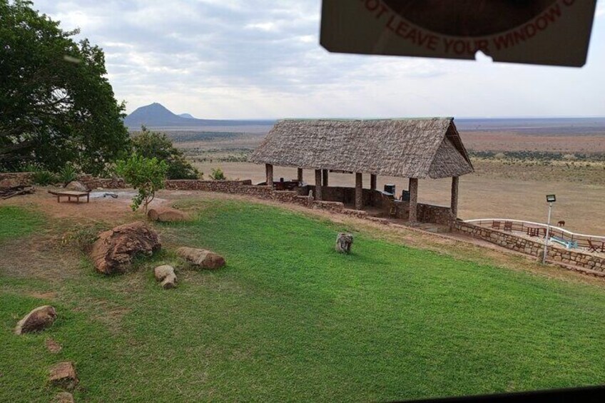 Tsavo East National Park 2 days Voi Safari Lodge from Mombasa.