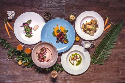 7 course tasting menu with cocktail pairing in Gdańsk