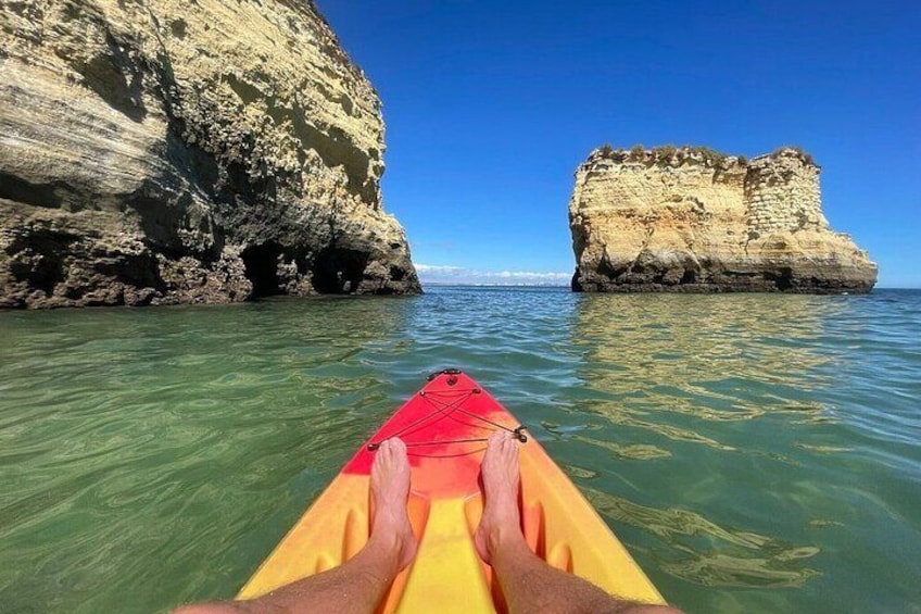 Kayak Adventure through the Ponta da Piedade Caves in Lagos