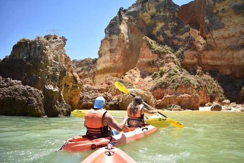 Kayak Adventure through the Ponta da Piedade Caves in Lagos