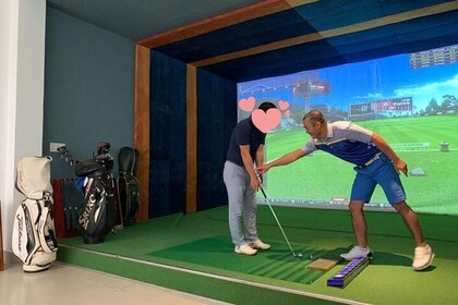 Beginner's Lesson at K Screen Golf Nha Trang