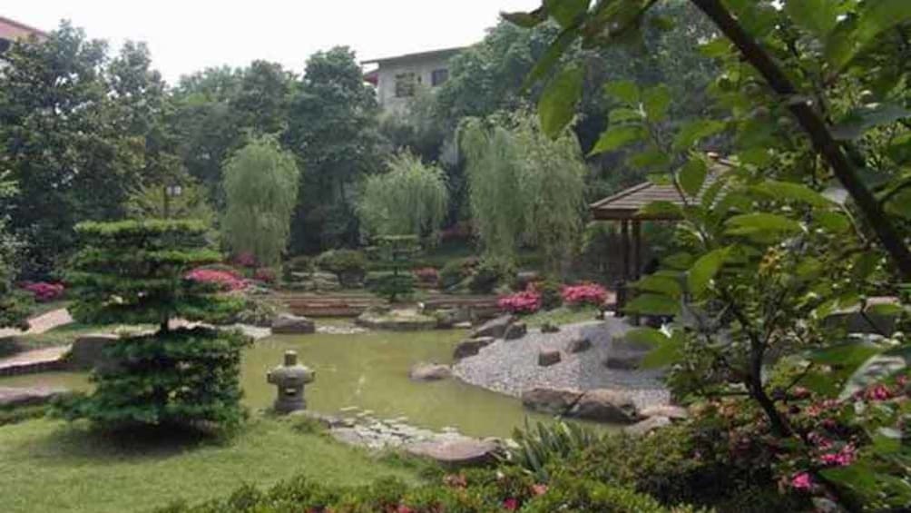 Ornate garden in china