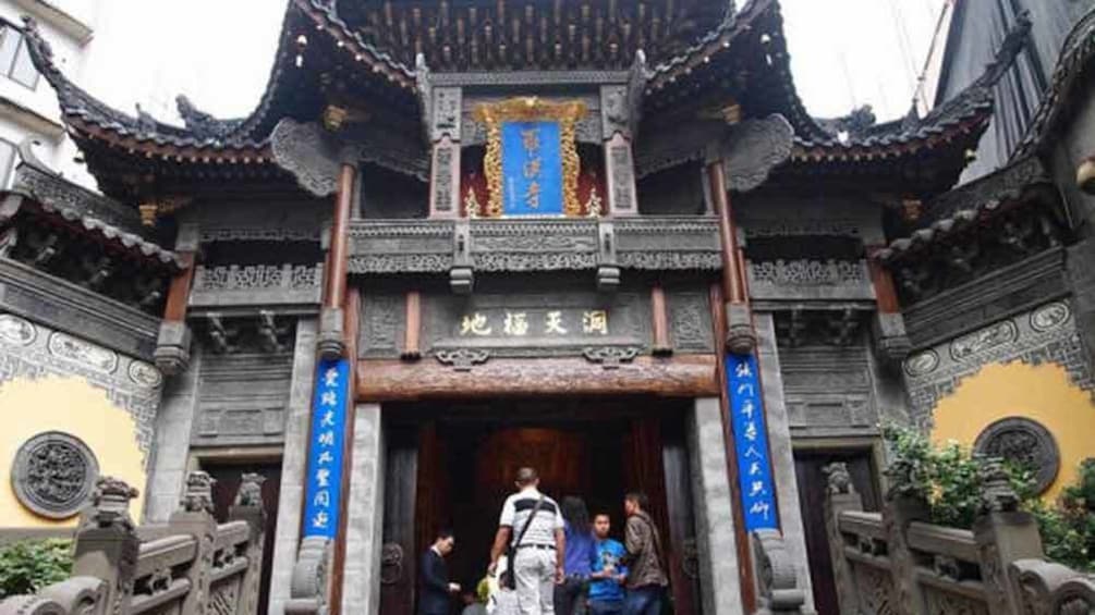 temple style building in china