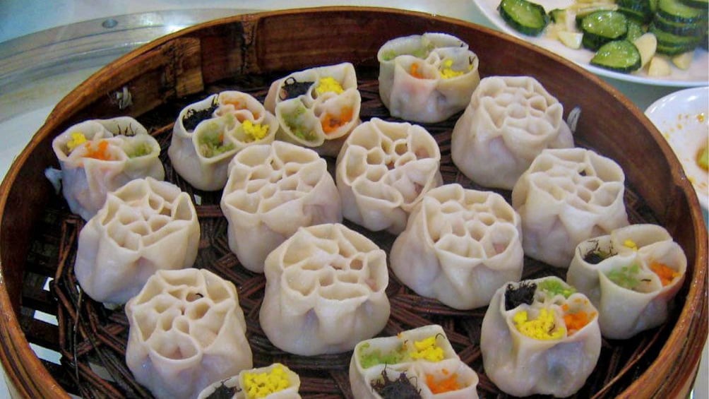 steamed dumplings in Xi'an