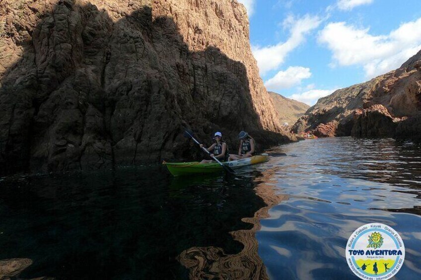 Kayak y snorkell por las mejores calas del Parque Natural Cabo de Gata
