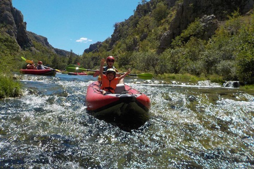 Canoe safari / rafting on river Zrmanja