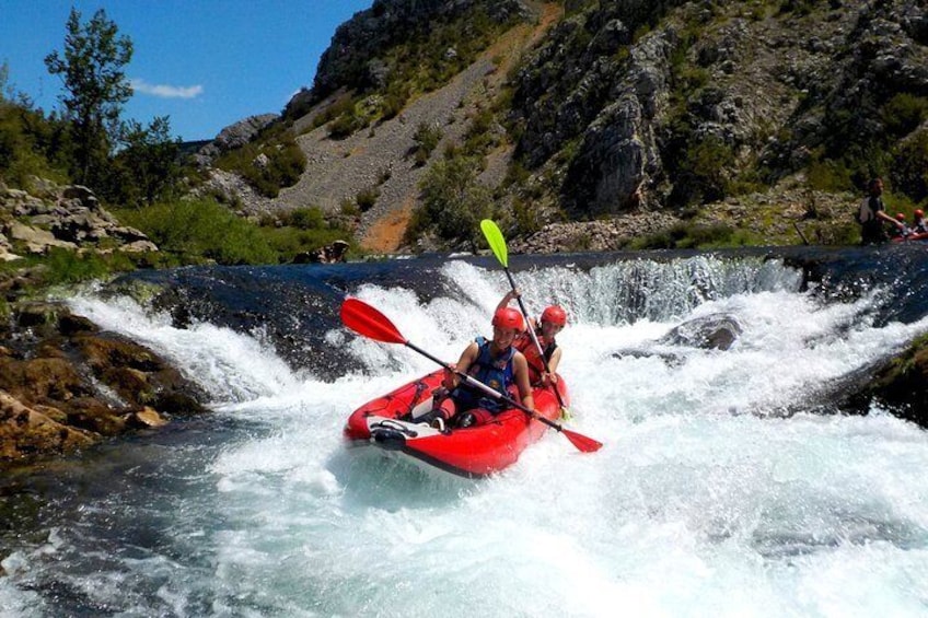 Canoe safari / rafting on river Zrmanja