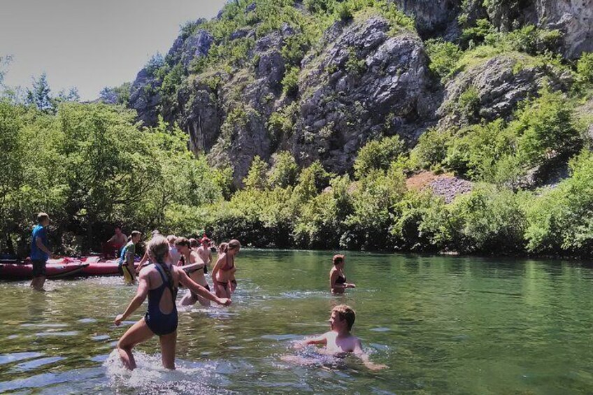 Canoe safari / rafting on river Zrmanja