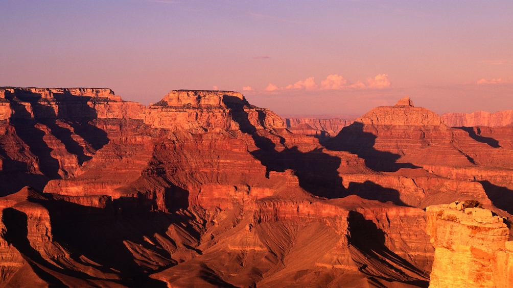 Sunset at the Grand Canyon in Arizona