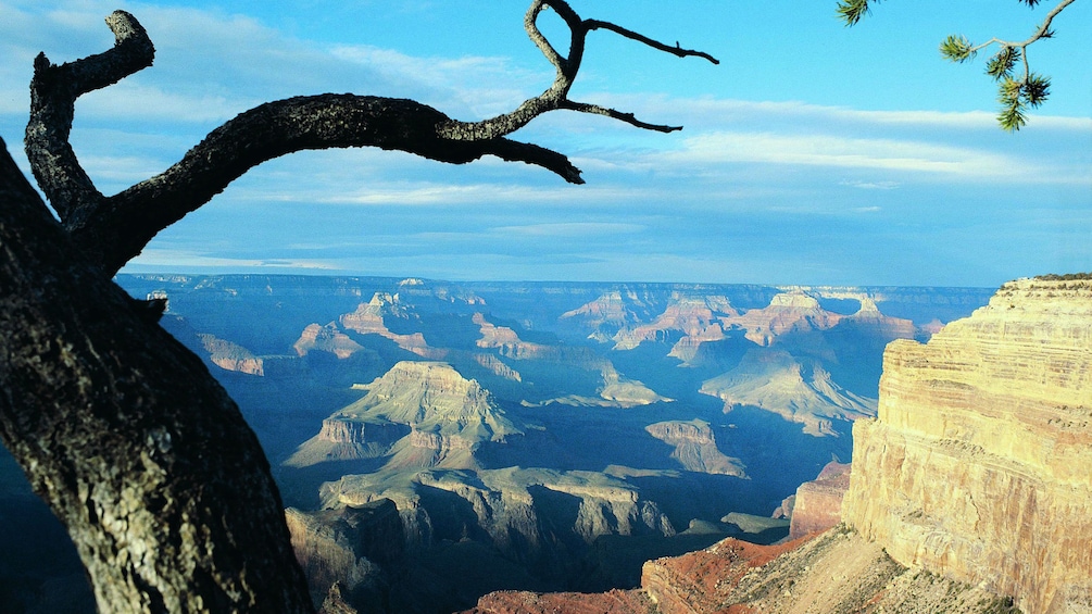 View from Mohave Point on the south rim of the Grand Canyon in Arizona