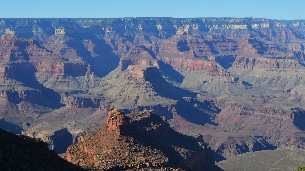 View of the Grand Canyon from the South Rim in Arizona