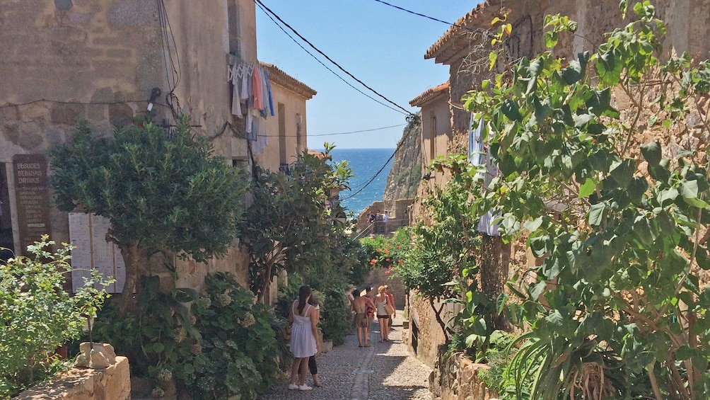 Alleyway view of Costa Brava