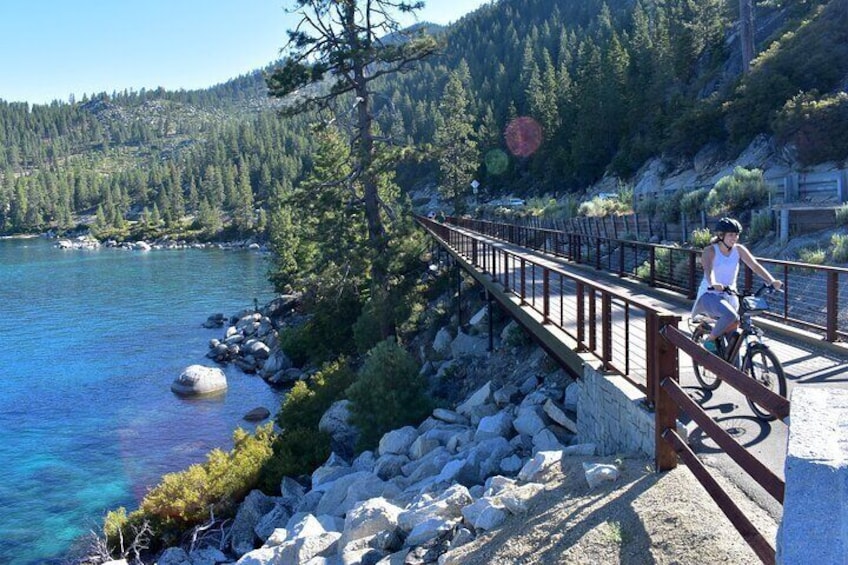 Half-Day Self-Guided Electric Bike Tour | Lake Tahoe's Iconic East Shore Trail