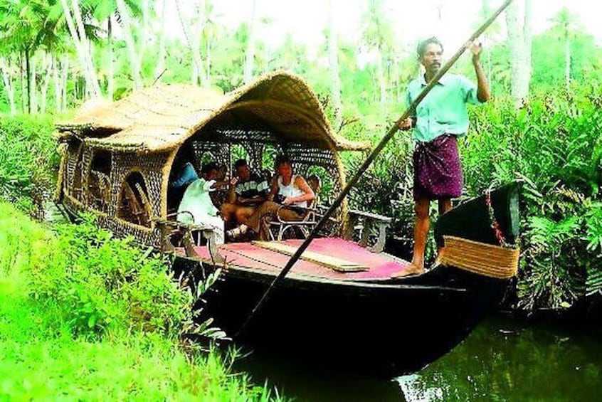 Half Day Village Backwater Eco Country Boat Cruise :Group Tour from Fort Cochin 