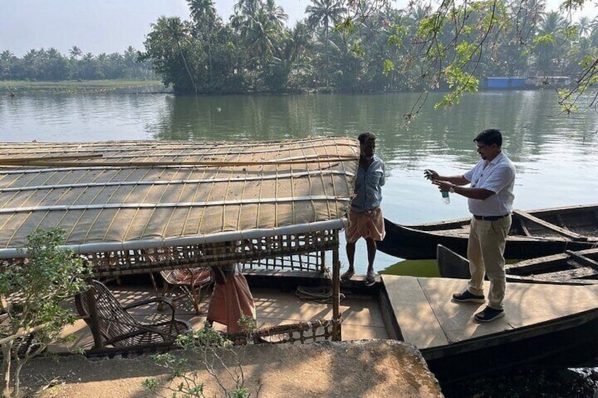 Half Day Village Backwater Eco Country Boat Cruise :Group Tour from Fort Cochin 