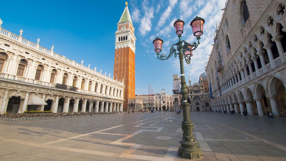Beautiful view of the Venice Clock Tower 