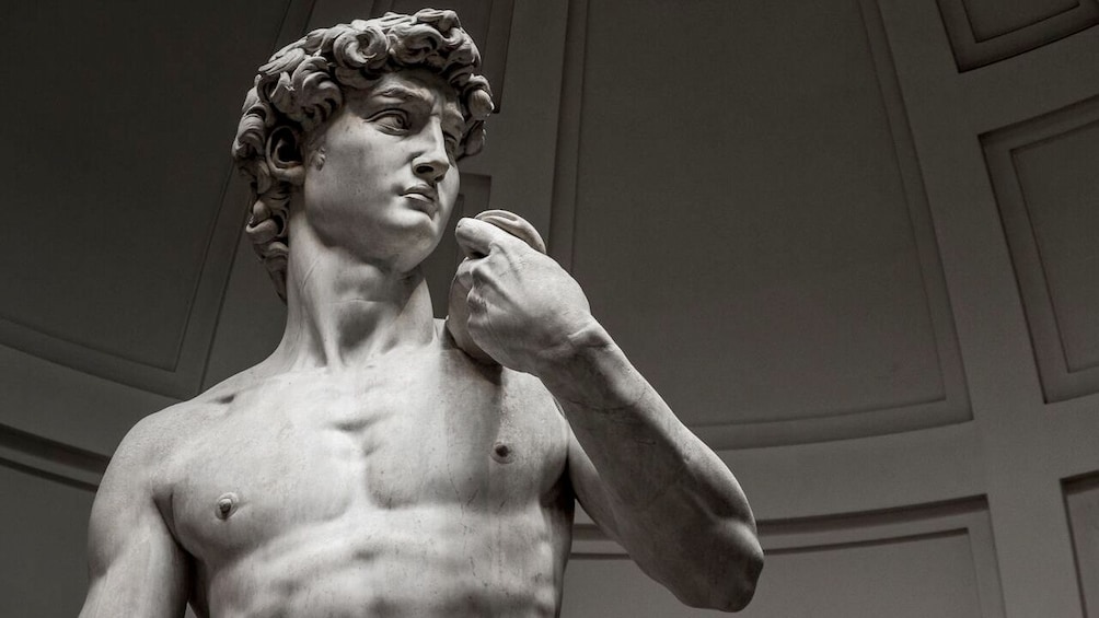 David Sculpture by Michelangelo sculpture at the Accademia Gallery in Italy 