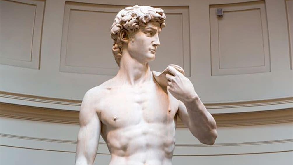 David sculpture by Michelangelo in Italy 