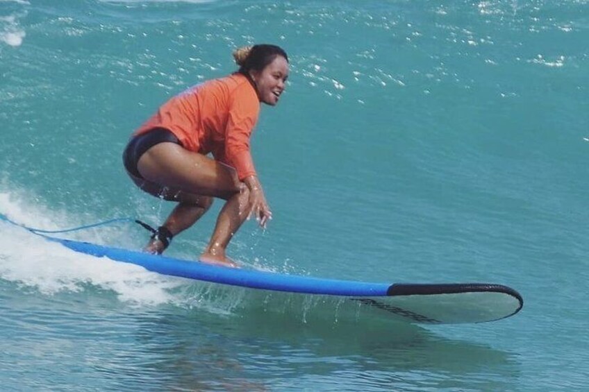 Private Beginner and Intermediate Surfing Lesson in Bali