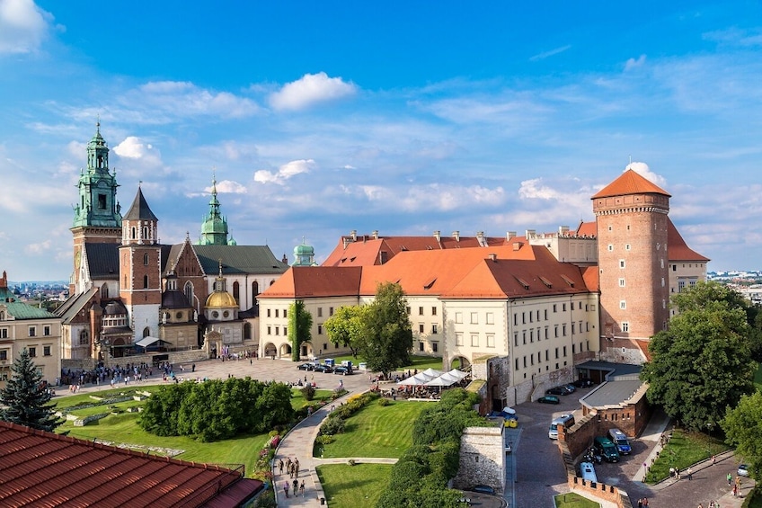 Wawel Castle, Cathedral and Rynek Underground Guided Tour with Lunch