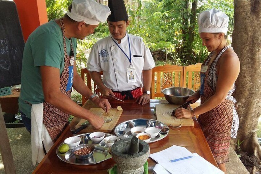 Dinner Cooking Class with Thai Master Chef at Sukho Cuisine Koh Lanta